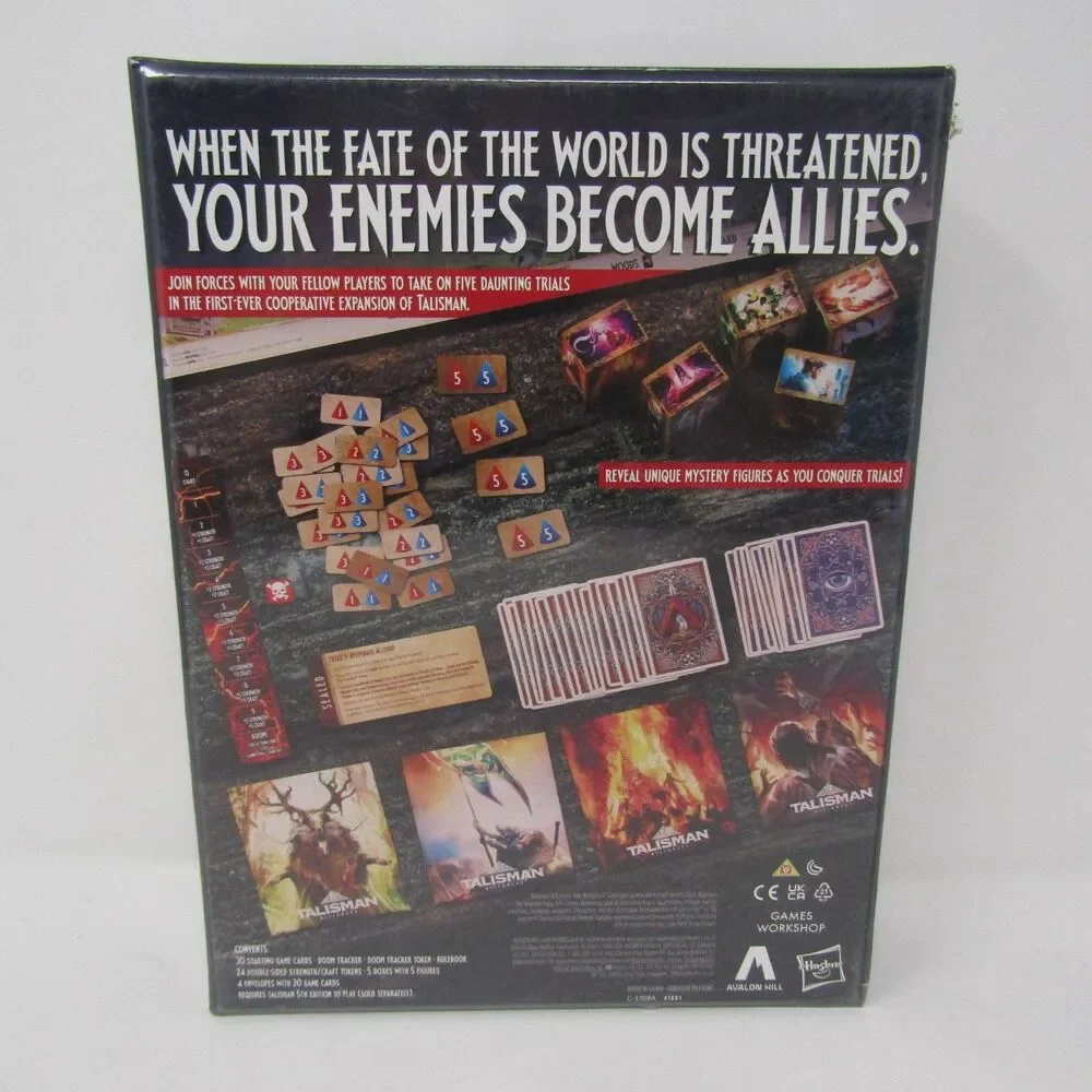 Talisman Alliances Fate Beckons Expansion Board Game NEW Sealed Cooperative